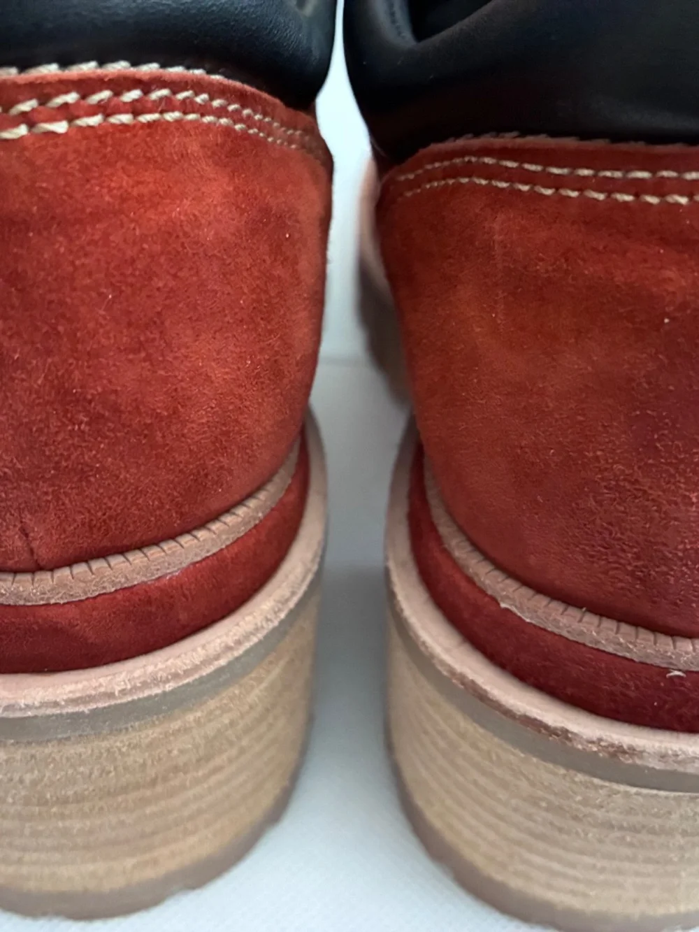 Jeffrey Campbell Terra Cotta Suede Hiker Platforms — NIB — Size 10